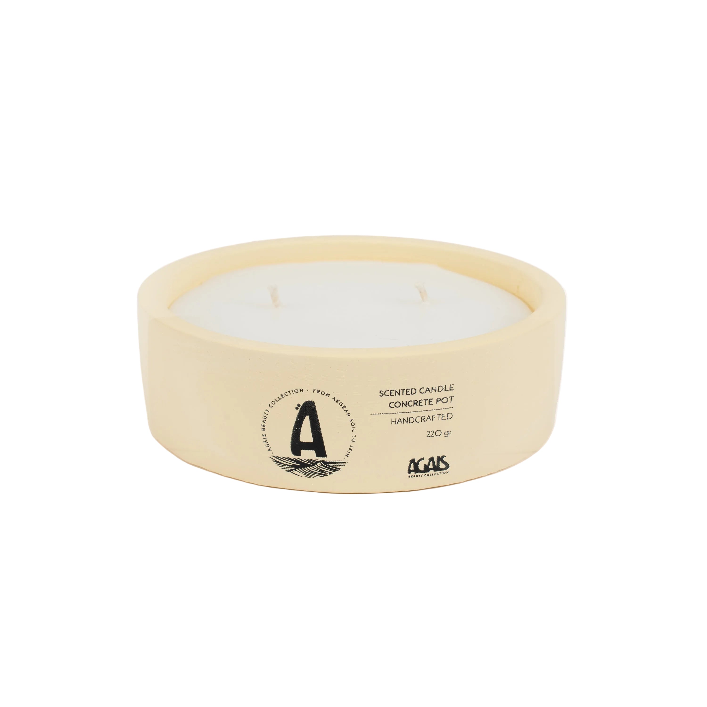 Vanilya–Marshmallow Kokulu Yassı Mum 220 g