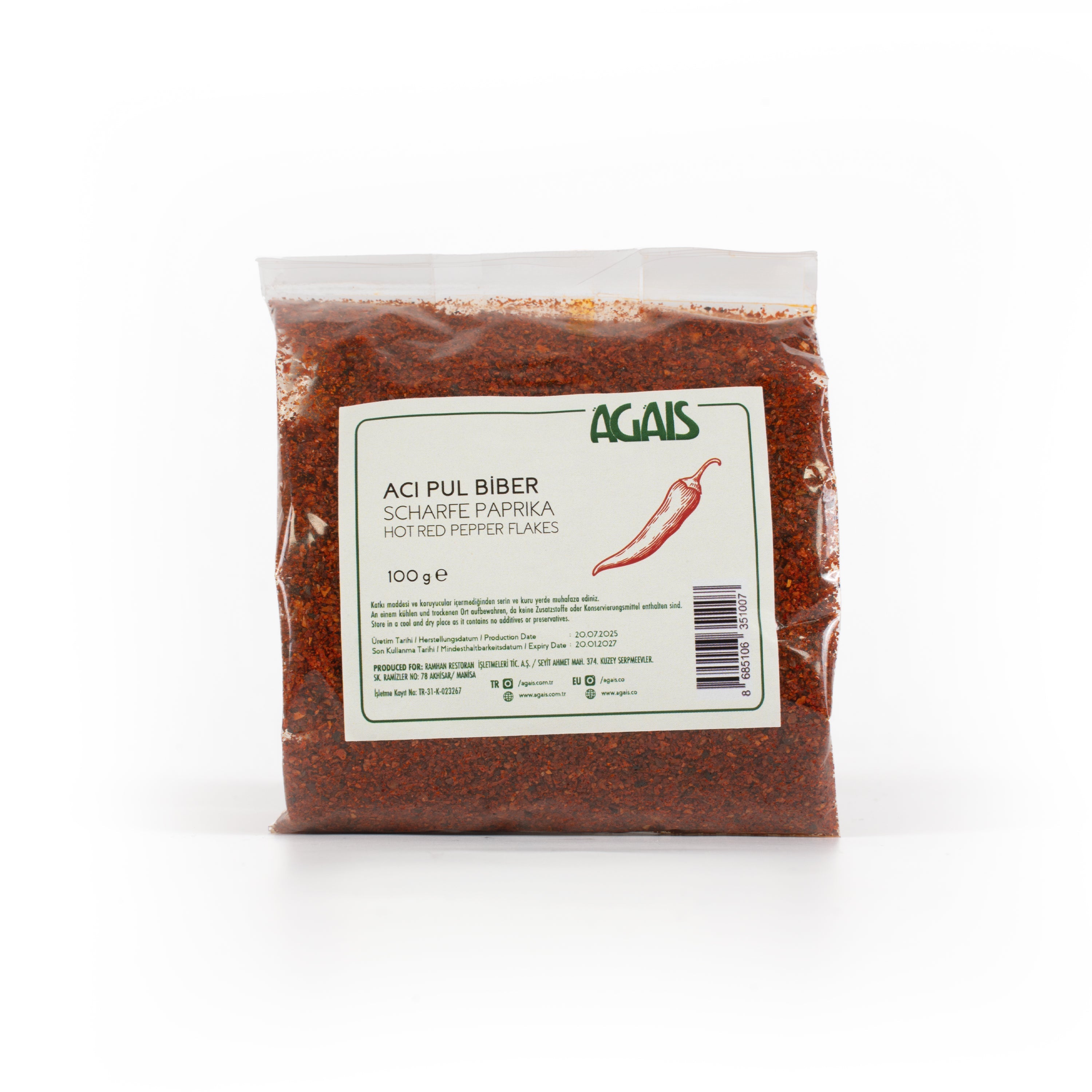 Acı Pul Biber 100g