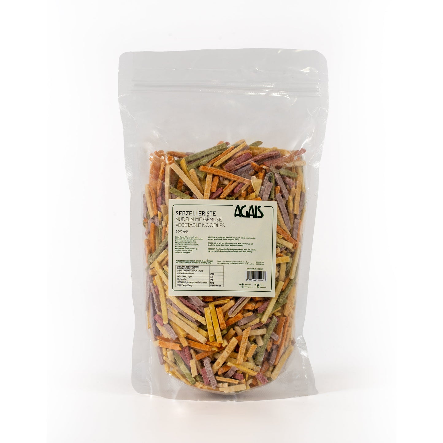 Agais Sebzeli Erişte 500g