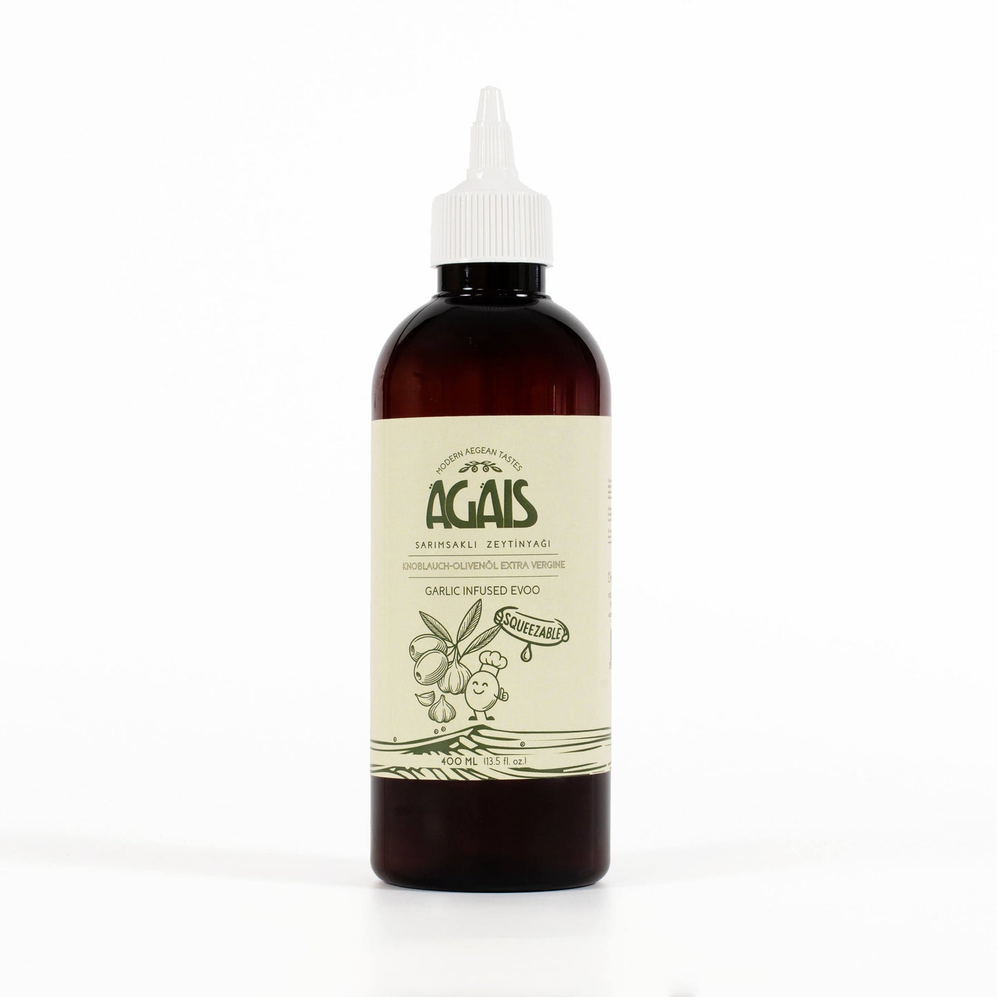 Sarımsak Aromalı Sızma Zeytinyağı 400ml