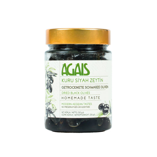 AGAIS Kuru Siyah Zeytin 350 g