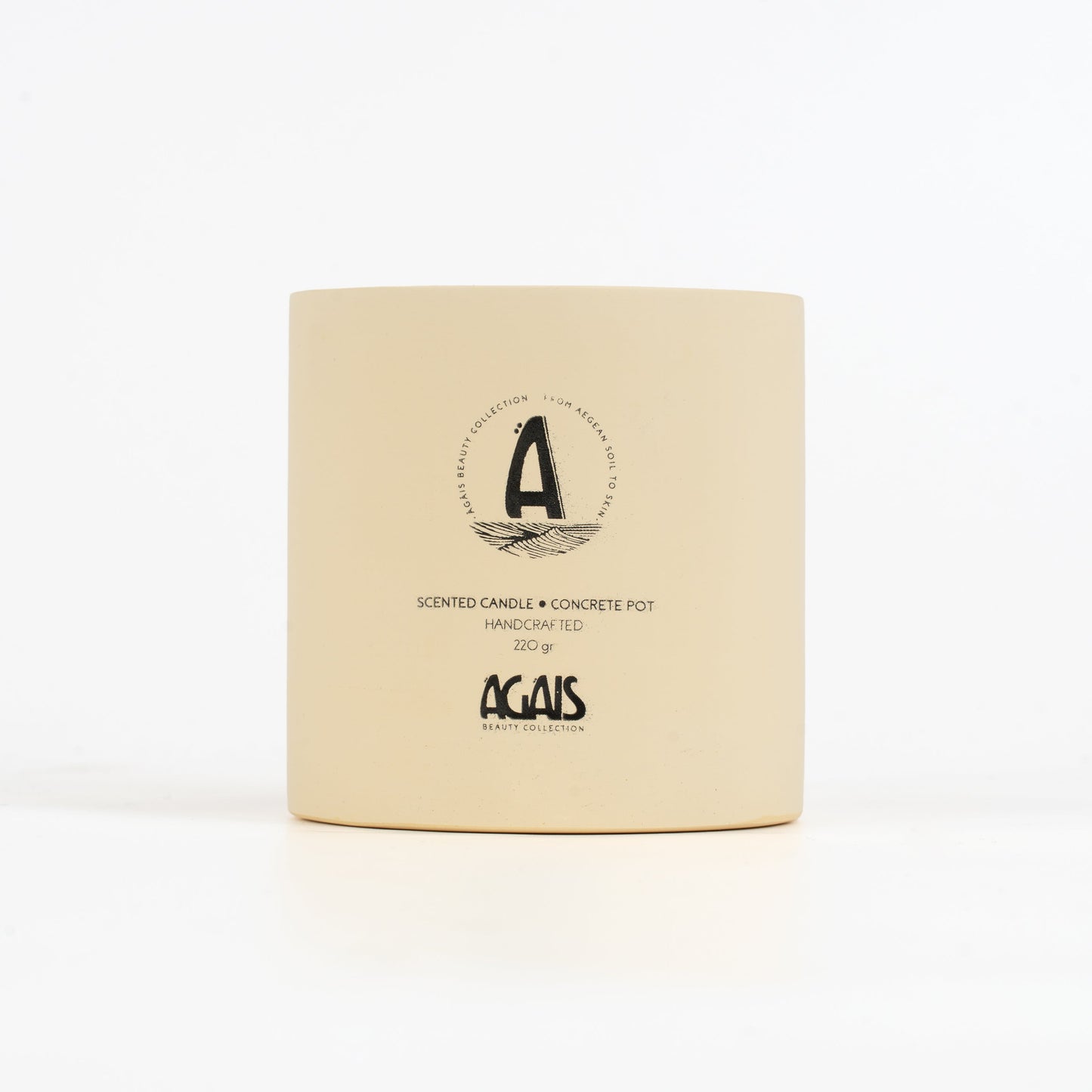Vanilya–Marshmallow Kokulu Silindir Mum 220 g
