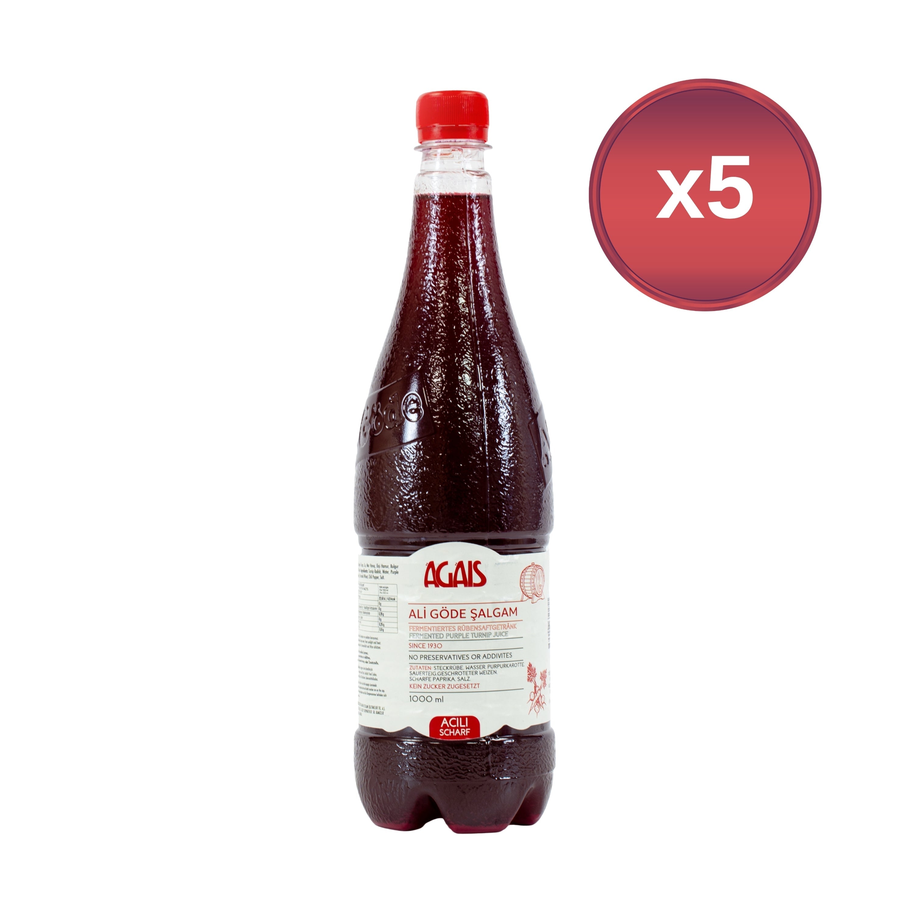 Şalgam (Acılı) (5x1LT)